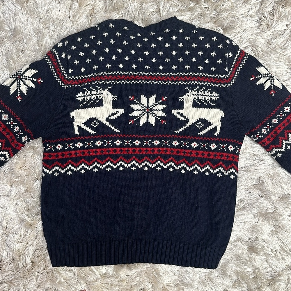 Reindeer-Patterned Wool Sweater - Picture 6 of 6